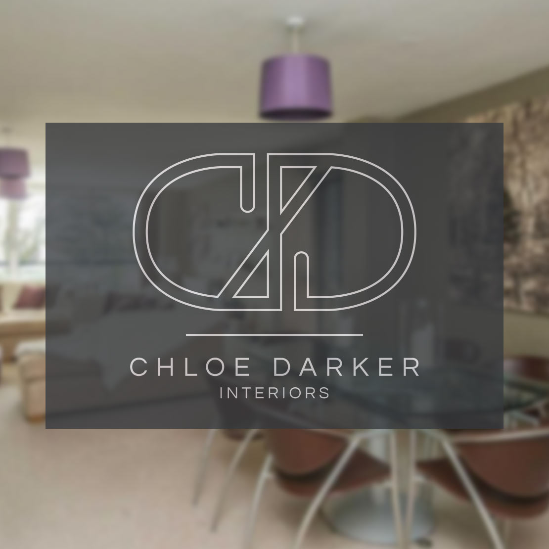 Chloe Darker Interiors - Logo design mockup 2